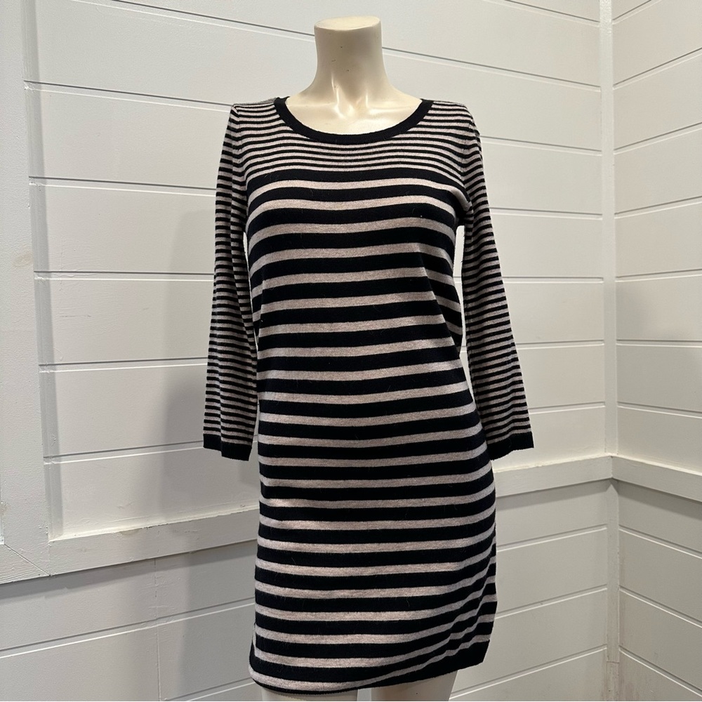H&M sweater stripe dress